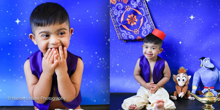 Two-year-old Abdullah Adnan is Aladdin in these cute pictures!