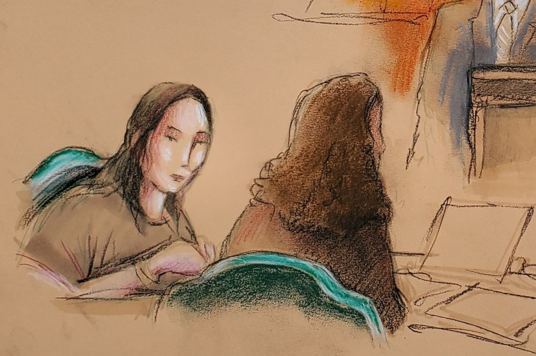 Image: Yujing Zhang appears at her hearing at the U.S. federal court in West Palm Beach