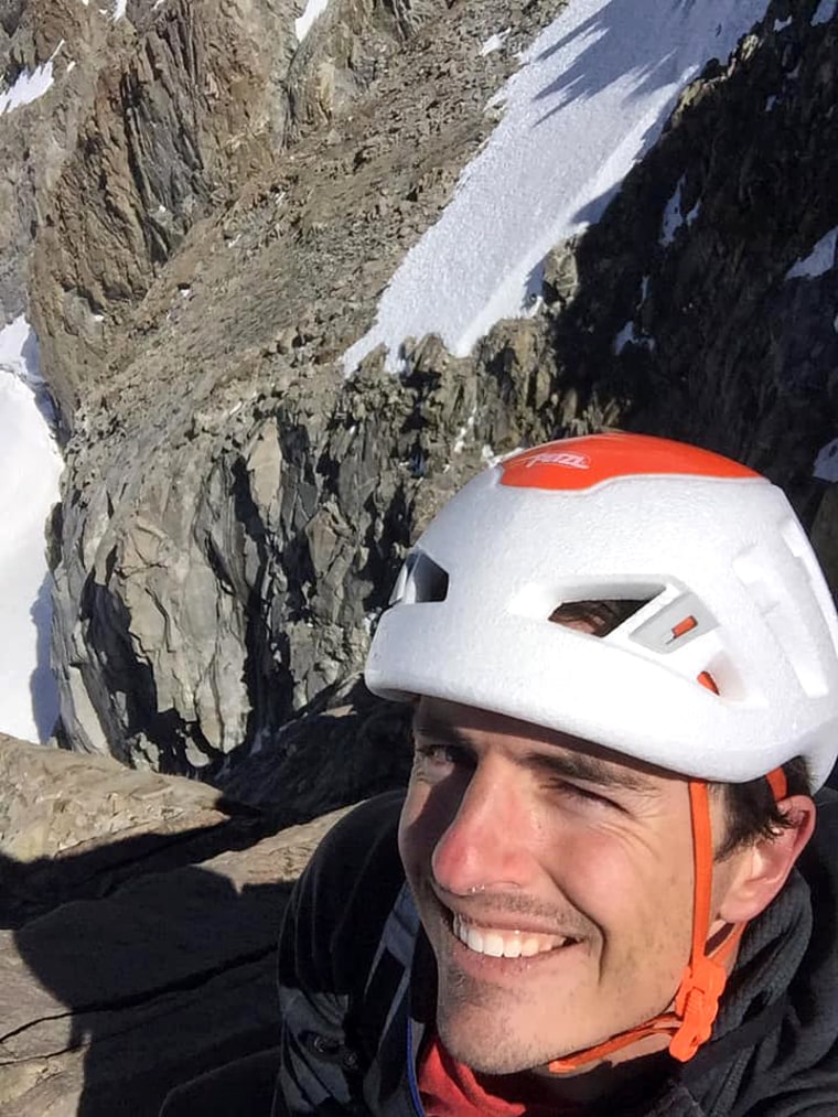 Free solo climber Brad Gobright.