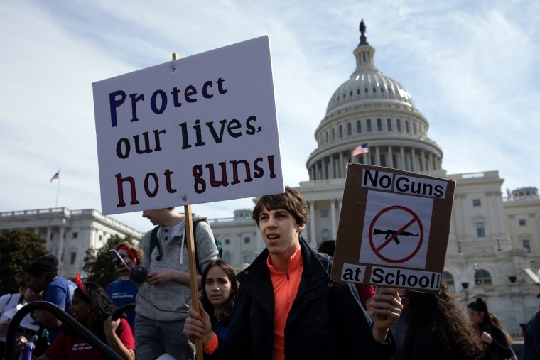 Image: Students Protest Against Gun Violence In Washington