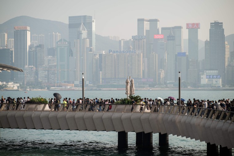 Image: HONG KONG-CHINA-POLITICS-UNREST