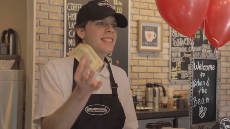 Employees with special needs make minimum wage and above at Ethan and the Bean and learn a range of skills, from making drinks to working the register.