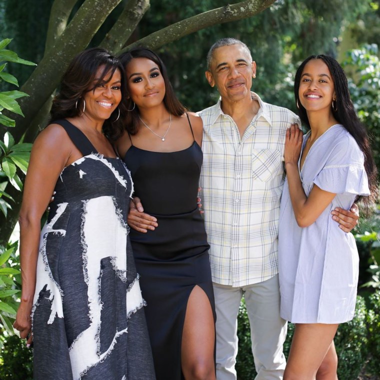The Obamas often post about how proud they are of both daughters.