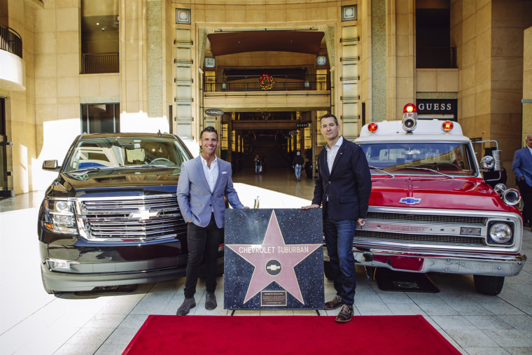 The latest Hollywood Walk of Fame star was awarded on Thursday to the Chevy Suburban SUV.