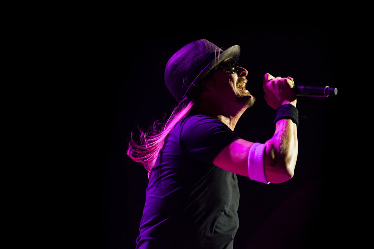 Image: Kid Rock performs at Jacobs Pavilion on July 21, 2016 in Cleveland, Ohio.