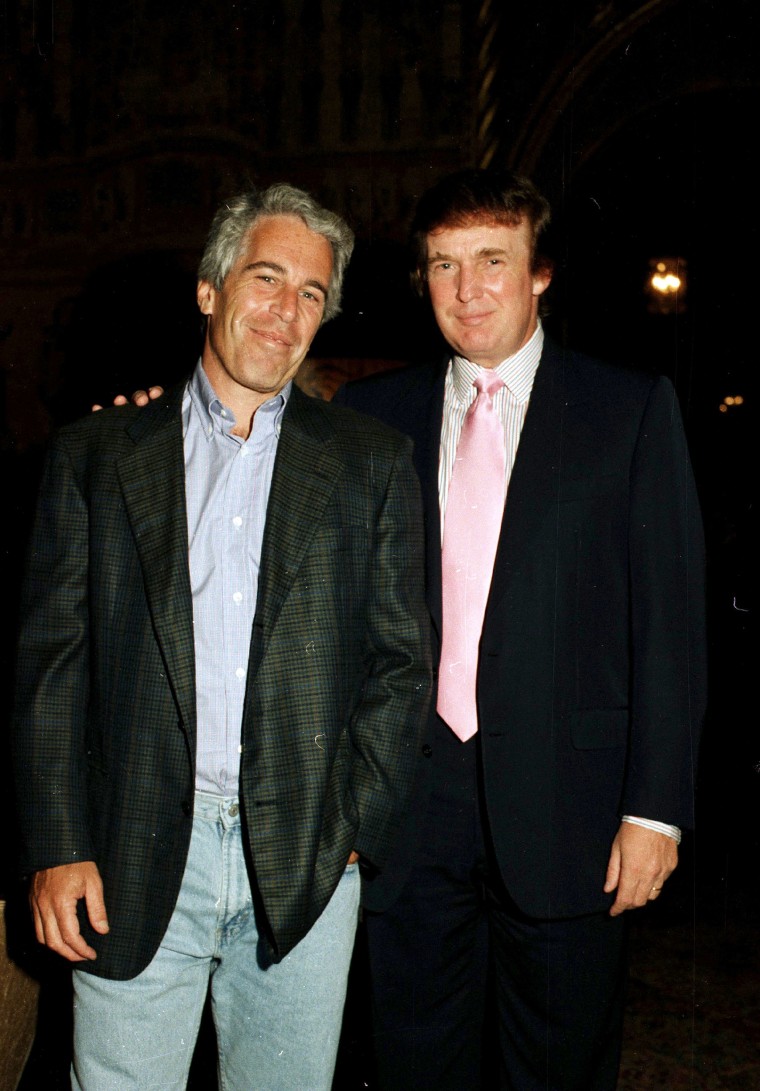Image: Jeffrey Epstein and Donald Trump in 1997