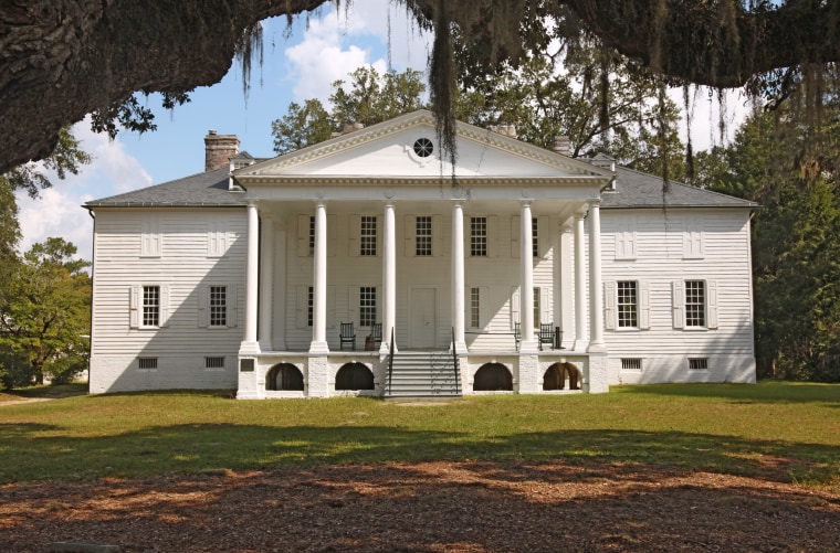 Image: The Hampton plantation mansion in South Carolina.