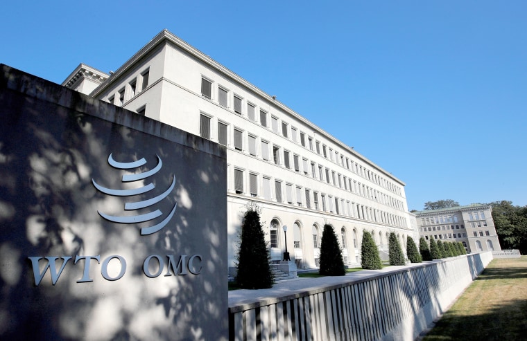 Image: FILE PHOTO: The World Trade Organization (WTO) headquarters are pictured in Geneva