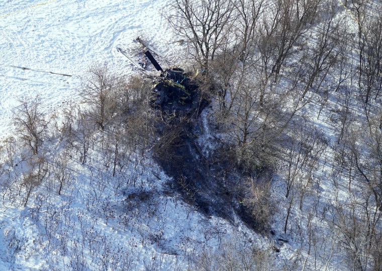Image: Minnesota National Guard Black Hawk helicopter crashed killing three service members in rural Minnesota