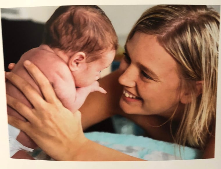 Smith spent the first few weeks of baby Camden's life driving between work and the NICU, where he remained for several weeks before she finally brought him home.