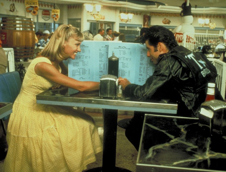 John Travolta and Olivia Newton-John