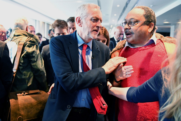 Image: Labour Party Leader Jeremy Corbyn attends antisemitism inquiry findings at Savoy Place, in London