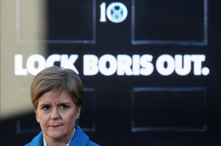 Image: The Scottish National Party's Nicola Sturgeon 