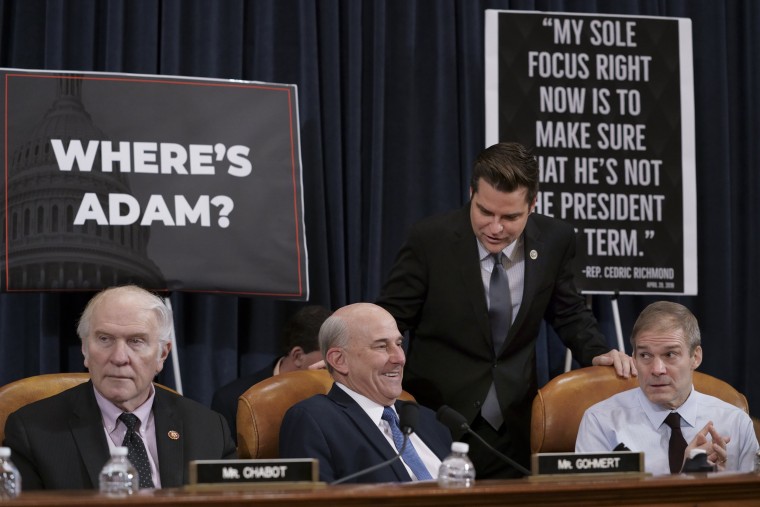 Image: Steve Chabot, Louie Gohmert, Matt Gaetz, Jim Jordan