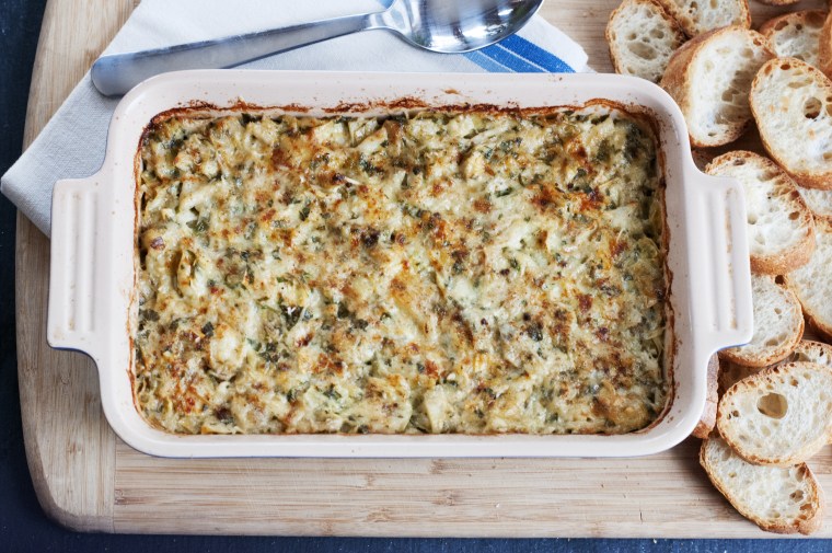 Hot crab &amp; artichoke dip