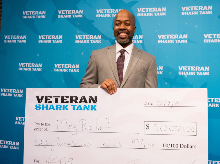 Veteran 'Shark Tank' winner Arthur Toole at the event in Philadelphia on Monday night.