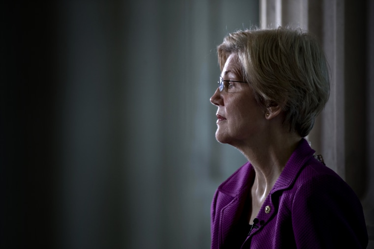 Image: Sen. Elizabeth Warren in Washington in 2017.