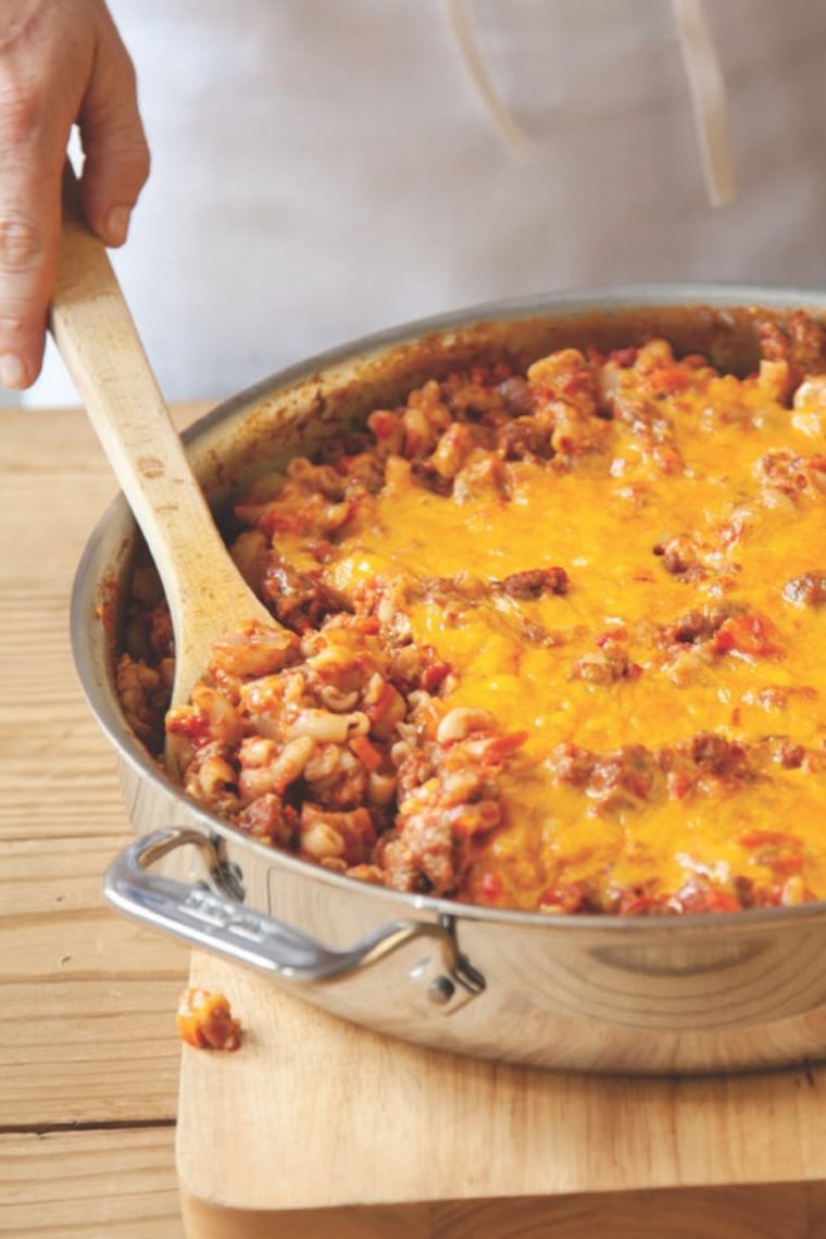 One-Skillet Cheesy Beef and Macaroni