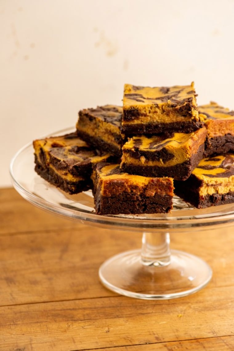 Pumpkin Cream Cheese Brownies