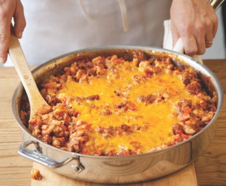 One-Skillet Cheesy Beef and Macaroni