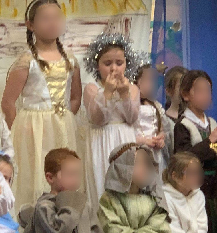 Ella Legge had a hangnail on her middle finger in the middle of the school nativity play. Upset, she spent about 20 minutes of the play inspecting her middle finger and accidentally flipping off the entire audience. 