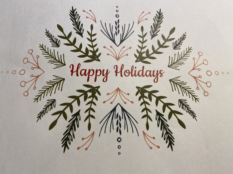 The front of the card the city of Gulf Breeze sent to people to let them know Esmond had paid their utility bill ahead of the holidays.
