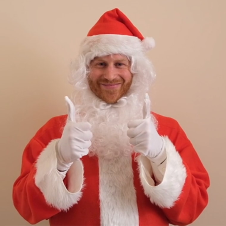 Prince Harry's Santa message for charity