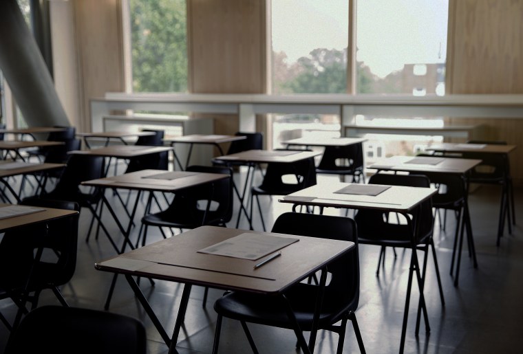 Image: Empty classroom