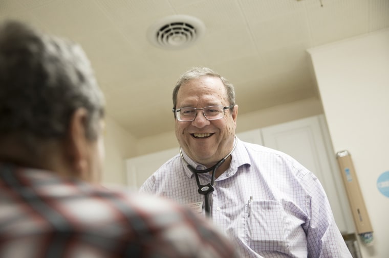 Dr. Keith Davis at the Shoshone Family Medical Center.