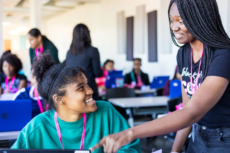 The Black Girls Code curriculum teaches everything from web development to robotics to Artificial Intelligence