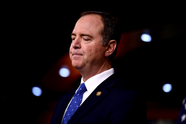 Image: House Intelligence Committee Chairman Adam Schiff speaks at a press conference on impeachment on Dec. 3, 2019.