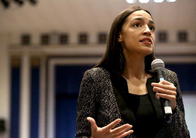 Image: Rep. Alexandria Ocasio-Cortez Holds Green New Deal For Public Housing Town Hall