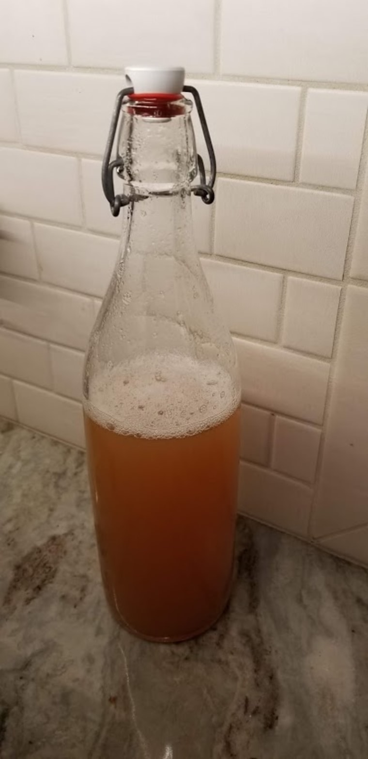 Thurrrot's batch of apple cider made in her Instant Pot.