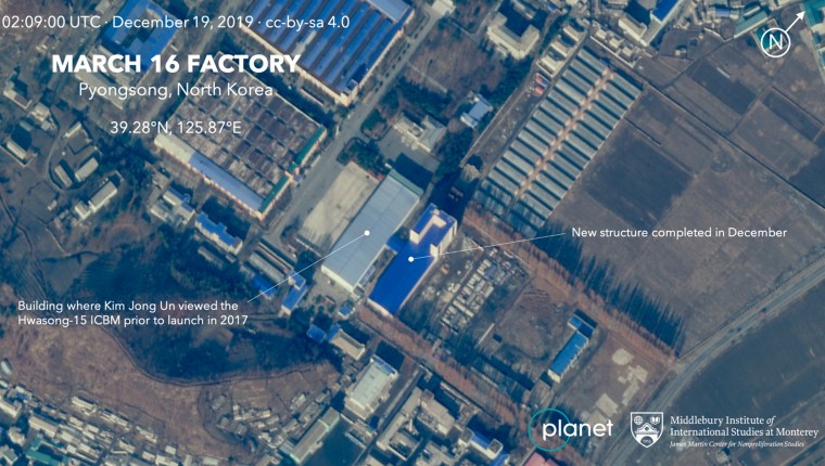 Image: Satellite photos show work on a North Korean site