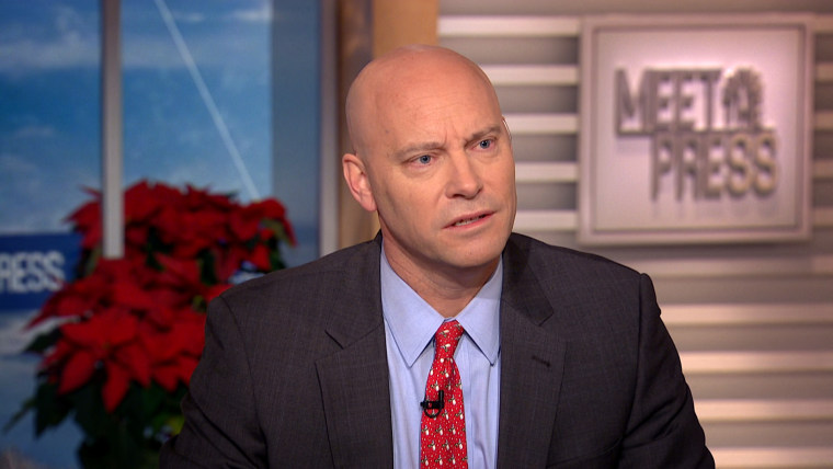 Image: Marc Short, the chief of staff to the Vice President, appears on \"Meet The Press.\"