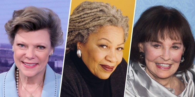 Image: Cokie Roberts, Toni Morrison. Gloria Vanderbilt