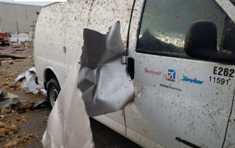 Image: Nitrogen tank explosion Wichita Kansas