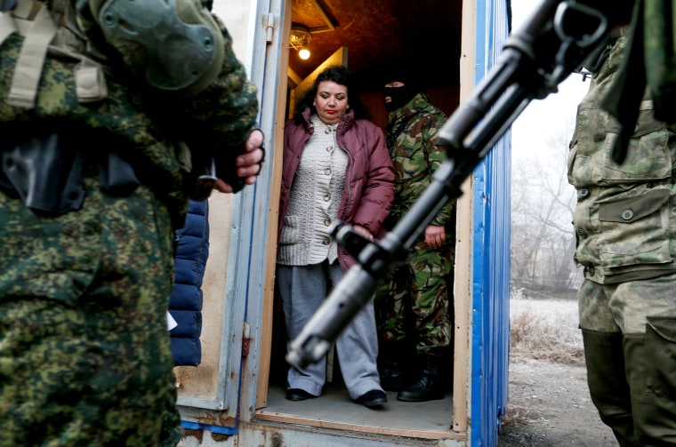 Image: Prisoner swap in Ukraine