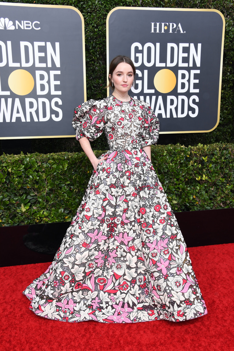 Kaitlyn Dever Golden Globes 2020 red carpet