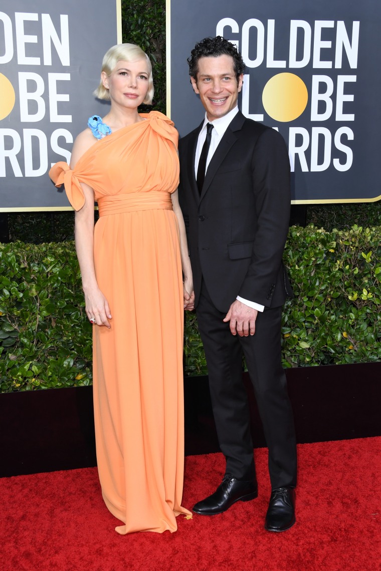 Michelle Williams and fiance Thomas Kail at 77th Annual Golden Globe Awards - Arrivals