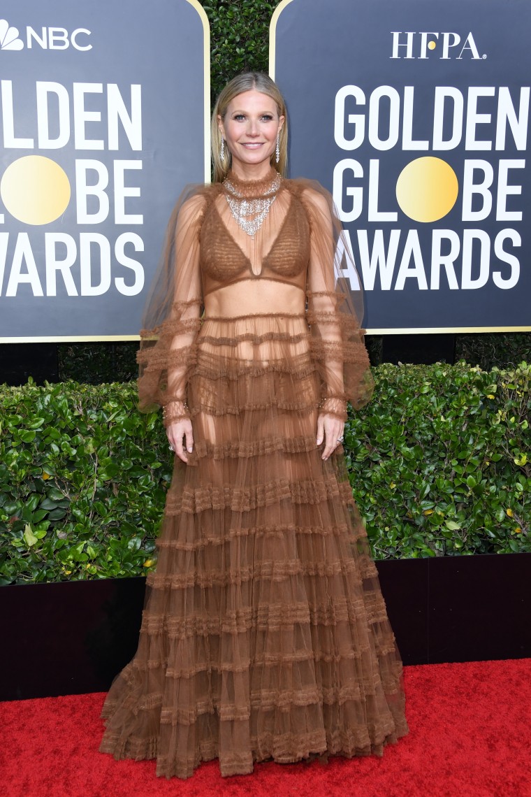 Gwyneth Paltrow Golden Globes 2020 red carpet