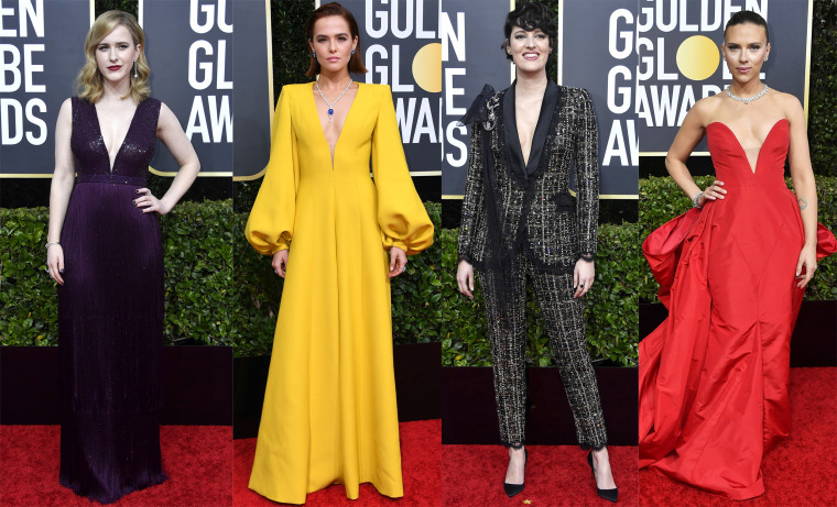 Golden Globes fashion red carpet