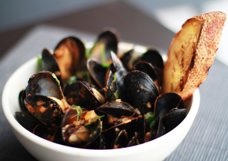 Mussels fra diavolo