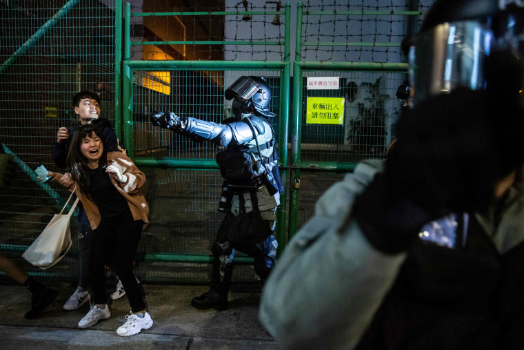 Image: TOPSHOT-HONG KONG-CHINA-UNREST-NEW YEAR