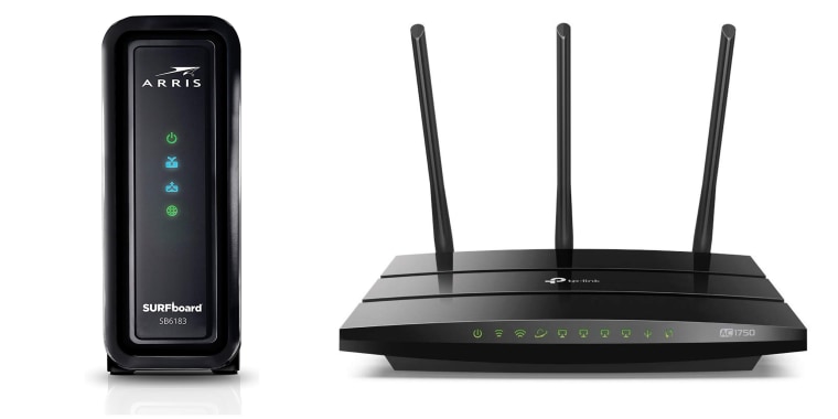 Image: Modem and Router
