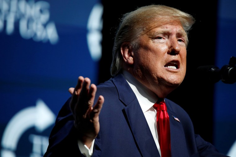 Image: President Trump delivers remarks at the Palm Beach County Convention Center in West Palm Beach