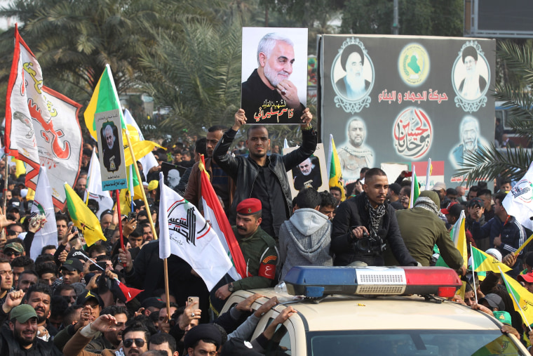 Image: IRAQ-IRAN-POLITICS-UNREST-US-FUNERAL