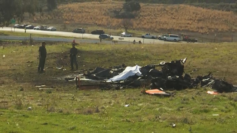 Image: Aircraft crash Santa Clarita