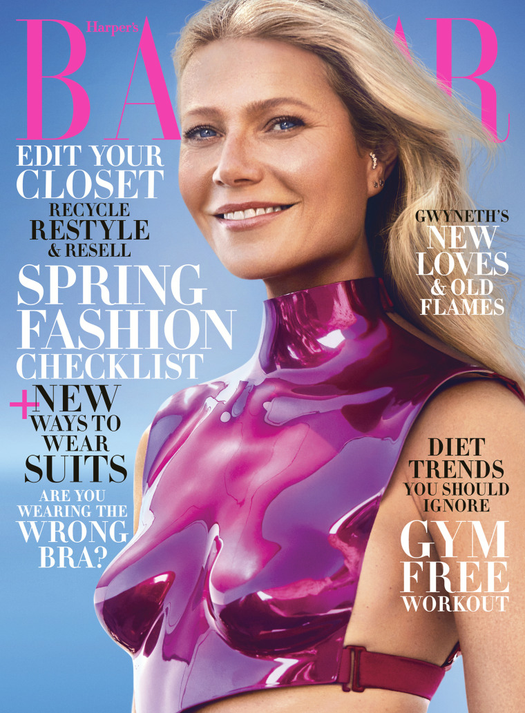 Gwyneth Paltrow on February issue of Harper's Bazaar