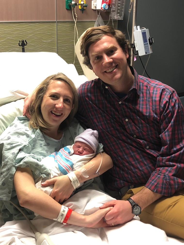 Julia and Newman Ainsley welcomed their daughter to the world on Jan. 5. 